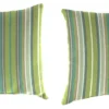 Jordan Manufacturing Outdoor Lumbar Accessory Throw Pillows, Set Of 2- Sunbrella FOSTER SURFSIDE RAVEN Custom Order Cushions