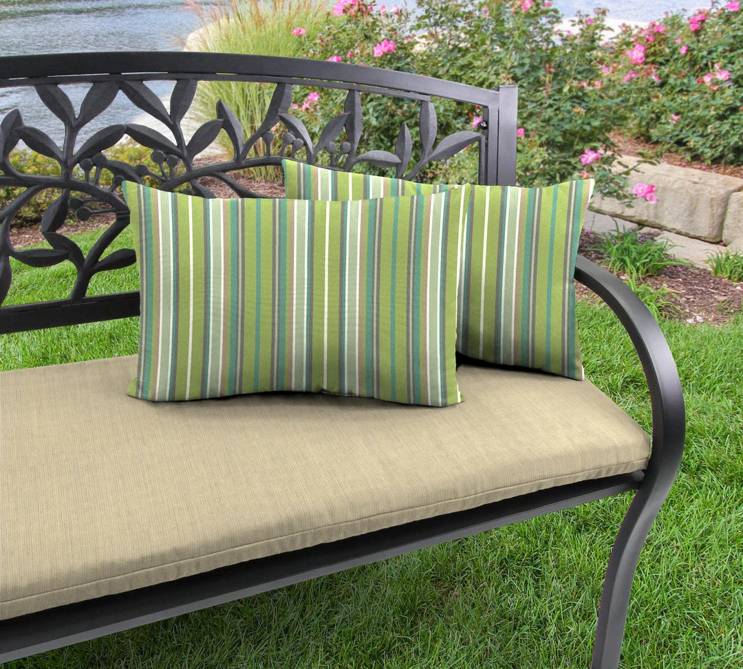 Jordan Manufacturing Outdoor Lumbar Accessory Throw Pillows, Set Of 2- Sunbrella FOSTER SURFSIDE RAVEN Custom Order Cushions 2 Jordan Manufacturing Outdoor Lumbar Accessory Throw Pillows, Set Of 2- Sunbrella FOSTER SURFSIDE RAVEN Custom Order Cushions