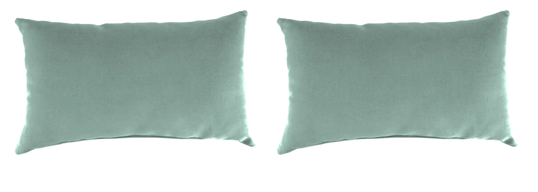 Jordan Manufacturing Outdoor Lumbar Accessory Throw Pillows, Set Of 2- Sunbrella CANVAS SPA ACR GLEN RAVEN 1 Jordan Manufacturing Outdoor Lumbar Accessory Throw Pillows, Set Of 2- Sunbrella CANVAS SPA ACR GLEN RAVEN