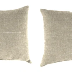 Jordan Manufacturing Outdoor Lumbar Accessory Throw Pillows, Set Of 2-TORY BISQUE RICHLOOM