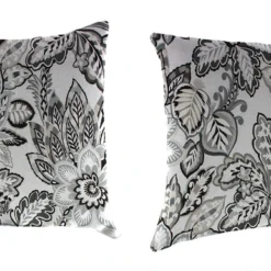 Jordan Manufacturing Outdoor Lumbar Accessory Throw Pillows, Set Of 2-COPELAND NOIR RICHLOOM