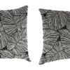 Jordan Manufacturing Outdoor Lumbar Accessory Throw Pillows, Set Of 2-TALIA NOIR RICHLOOM Custom Order Cushions