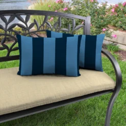 Jordan Manufacturing Outdoor Lumbar Accessory Throw Pillows, Set Of 2-PREVIEW CAPRI RICHLOOM Custom Order Cushions