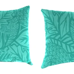 Jordan Manufacturing Outdoor Lumbar Accessory Throw Pillows, Set Of 2-MAVEN LAGOON