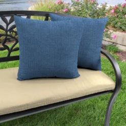 Jordan Manufacturing 20" Outdoor Accessory Throw Pillows, Set Of 2-HUSK TEXTURE CAPRI RICHLOOM
