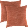 Jordan Manufacturing Custom Order Cushions 20" Outdoor Accessory Throw Pillows, Set Of 2-TORY SUNSET RICHLOOM