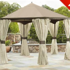 TOPS Garden Oasis Hexagonal Gazebo Canopy - High Grade 300D Clearance