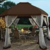 TOPS Long Beach 13' Hex Gazebo Canopy - High Grade 300D