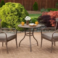 Apollo Outdoor Patio Sets Marquette 3pc Bistro Set