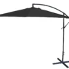 Jordan Manufacturing 10' STEEL OFFSET UMBRELLA- BLACK Umbrellas