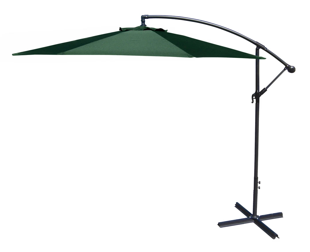 Jordan Manufacturing Umbrellas 10' STEEL OFFSET UMBRELLA- GREEN 1 Jordan Manufacturing Umbrellas 10' STEEL OFFSET UMBRELLA- GREEN
