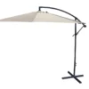 Jordan Manufacturing 10' STEEL OFFSET UMBRELLA- NATURAL Umbrellas