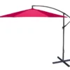 Jordan Manufacturing 10' STEEL OFFSET UMBRELLA- RED Umbrellas