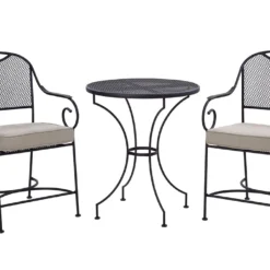 TOPS Birkdale 3 Piece Balcony Set, Tan Patio Sets