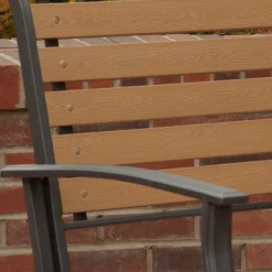 Apollo Outdoor Everwood Harrington Double Glider Outdoor Benches & Seating