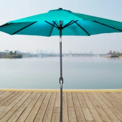 Umbrellas Jordan Manufacturing 9FT Steel Market Umbrella In Aruba