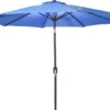 Umbrellas Jordan Manufacturing 9FT Steel Market Umbrella In Royal