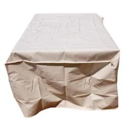 TOPS Patio Furniture Covers 7pc Dining Cover Set | 1x Rectangular Dining Table Cover, 6x Regular Chair Covers