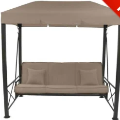 TOPS Target 3 Person Patio Swing Canopy - High Grade 300D Swing Canopy Replacement