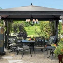 TOPS Gazebo Canopy Replacement Tiverton Gazebo Replacement Canopy / High-Grade